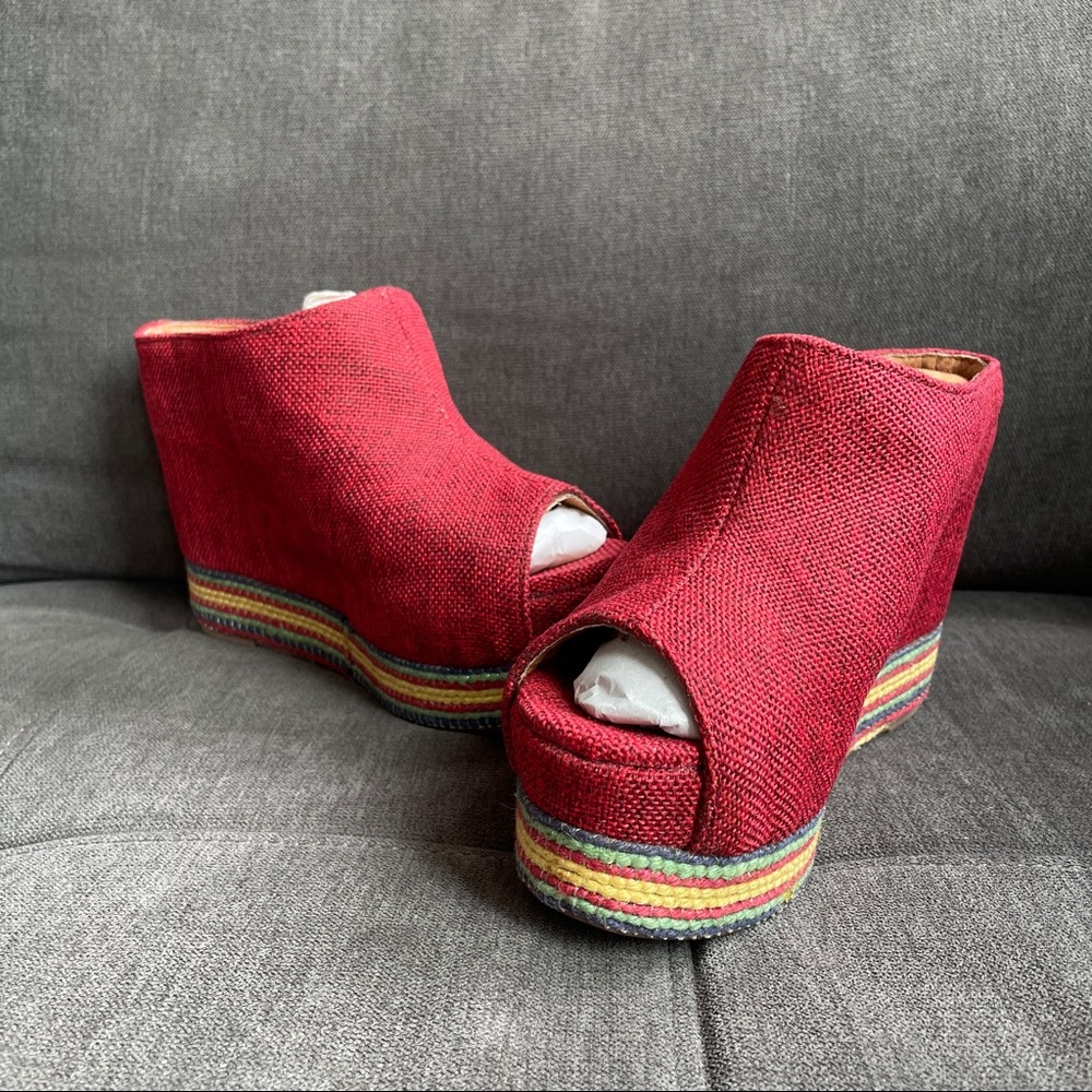 Jeffrey Campbell Peep Toe Wedges